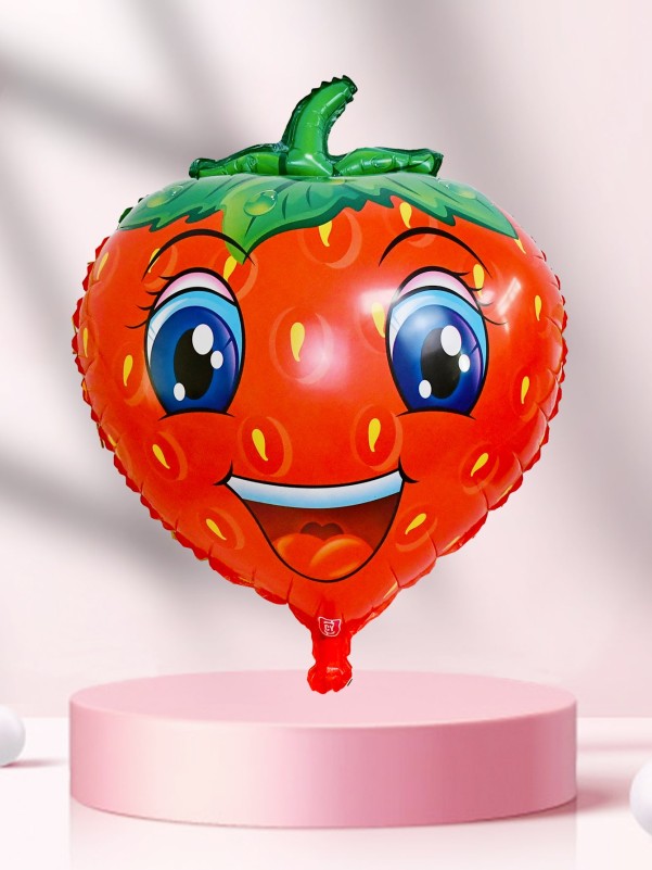 4pcs Strawberry Shaped Balloon