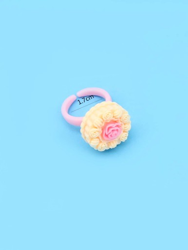 Girls Flower Decor Ring