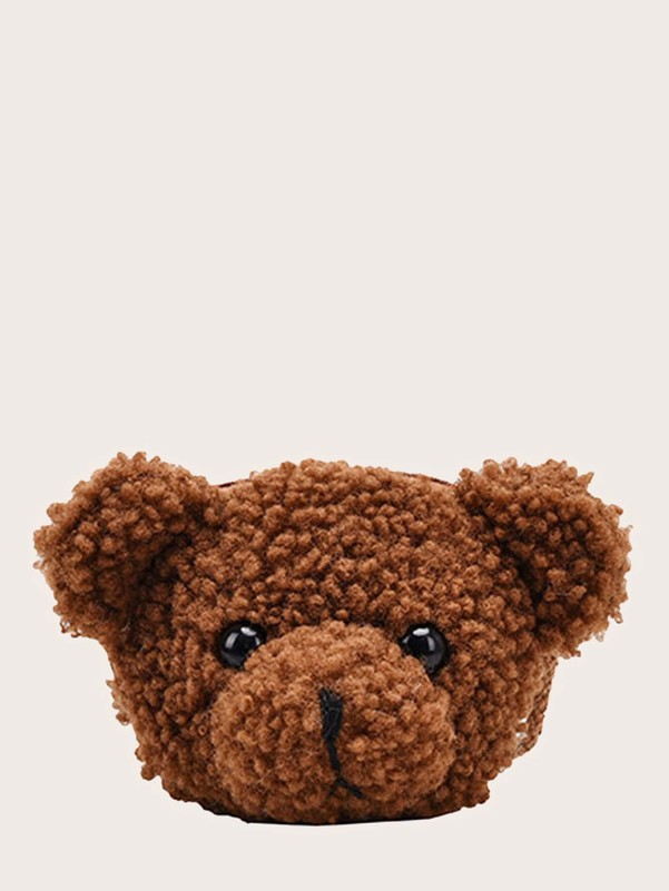 Mini Toy Bear Shaped Crossbody Bag