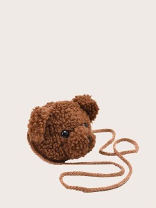 Mini Toy Bear Shaped Crossbody Bag