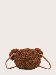 Mini Toy Bear Shaped Crossbody Bag