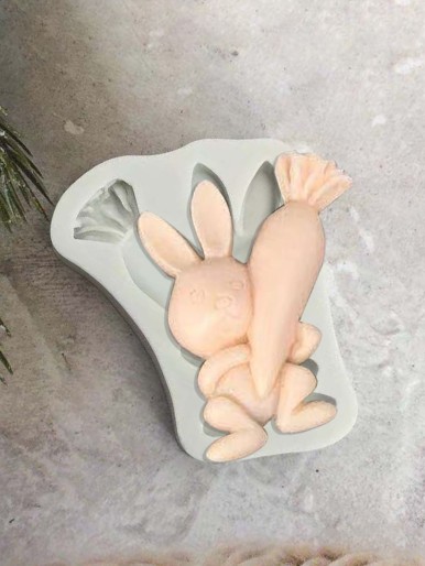 1pc Rabbit Easter Cake Mold