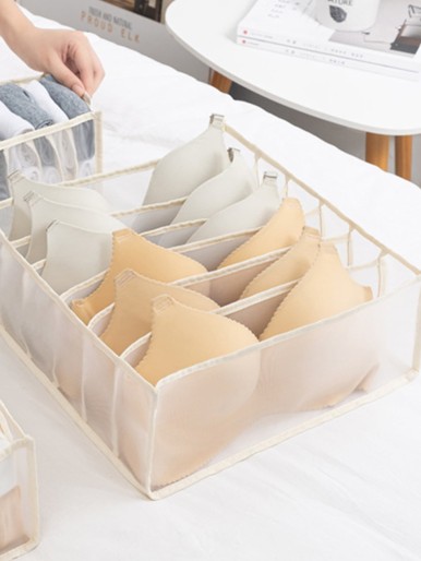 1pc 6 Grid Bra Storage Box