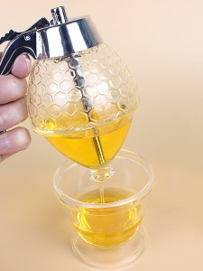 1pc Acrylic Honey Dispenser