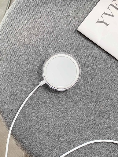 1pc Solid Color Wireless Charger Cover