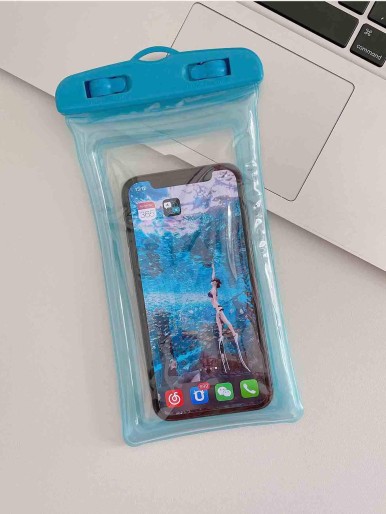 حقيبة هاتف شفافة مقاومة للماء