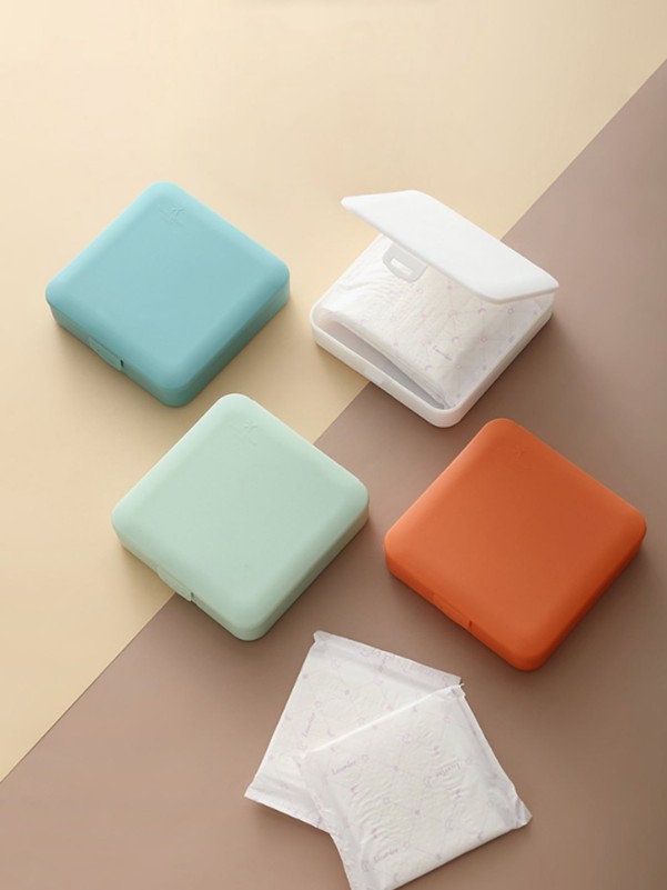 1pc Random Color Sanitary Napkin Storage Box