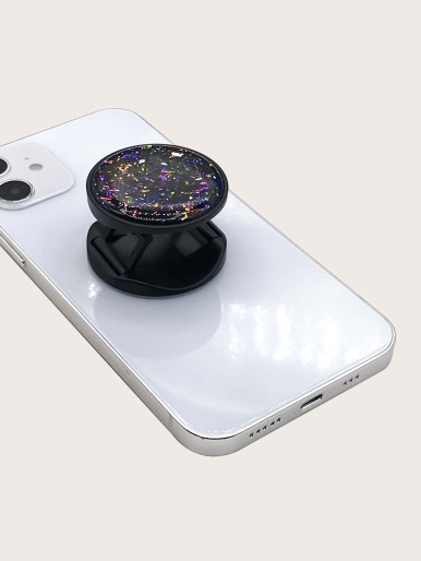 Glitter Graphic Pop-Out Phone Grip