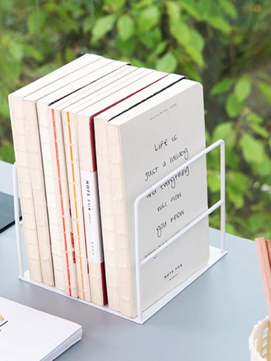 1pc Simple Metal Bookend