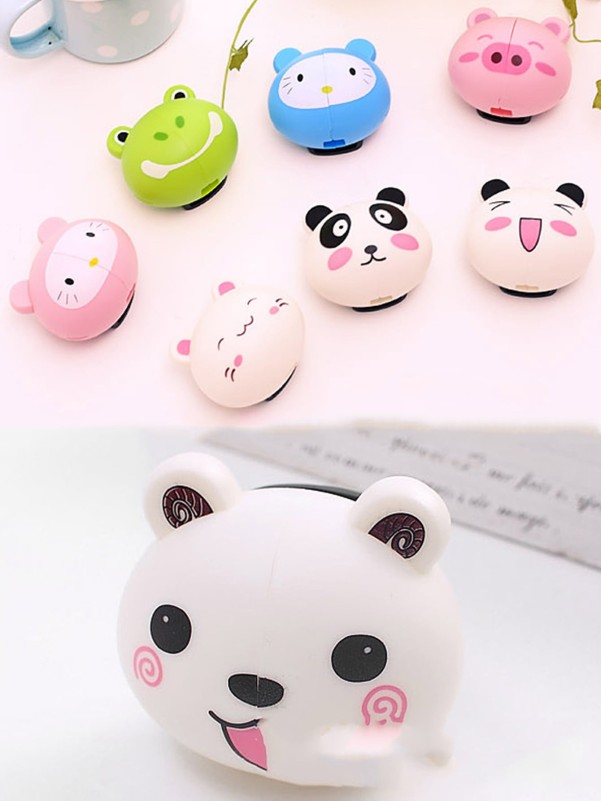 1pc Cartoon Design Random Toothbrush Holder