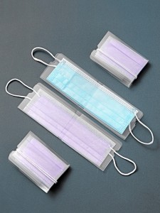 10pcs Clear Face Cover Storage Clip