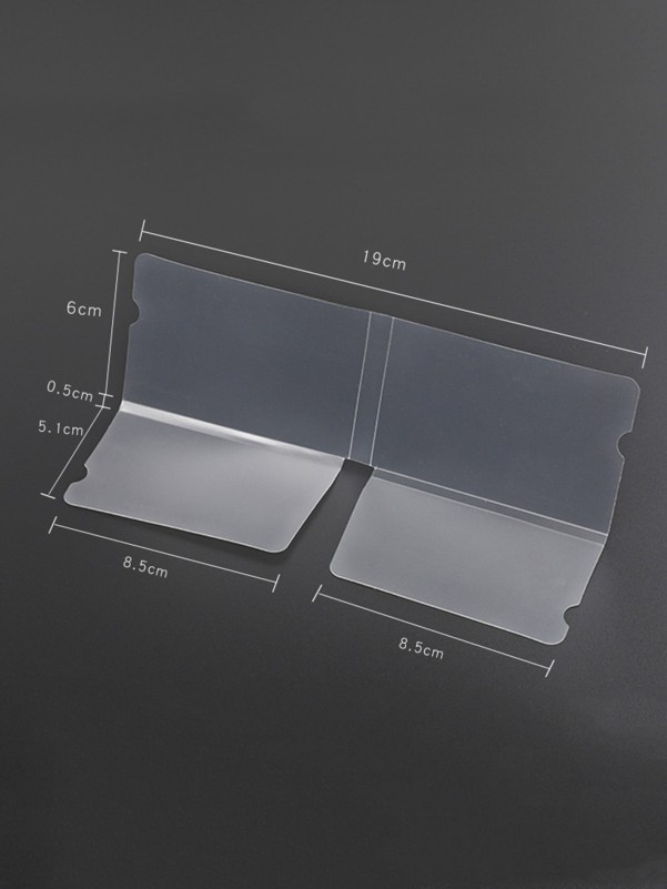 10pcs Clear Face Cover Storage Clip