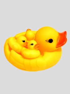 4pcs Kids Cartoon Duck Bath Toy