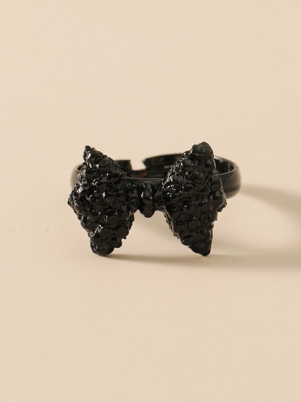 Girls Bow Decor Ring