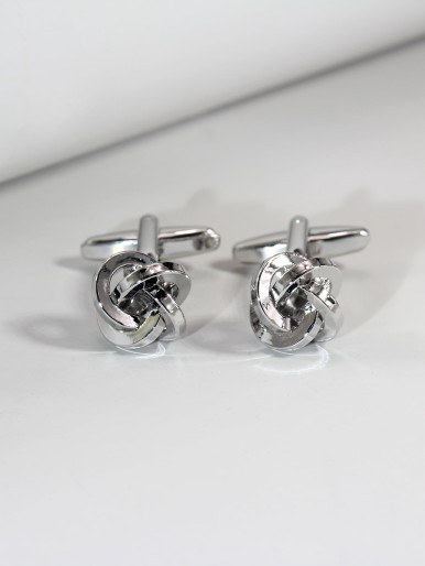 Men Twist Design Cufflinks