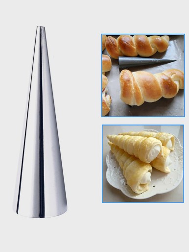 1pc Stainless Steel Croissant Tube