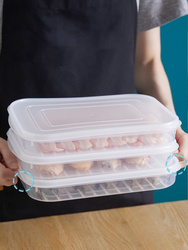 1pc Clear Food Storage Box