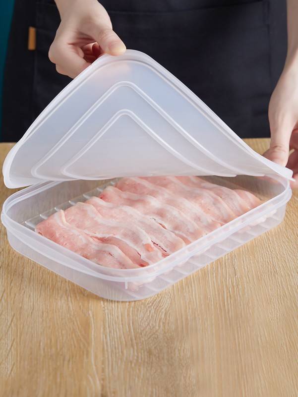 1pc Clear Food Storage Box