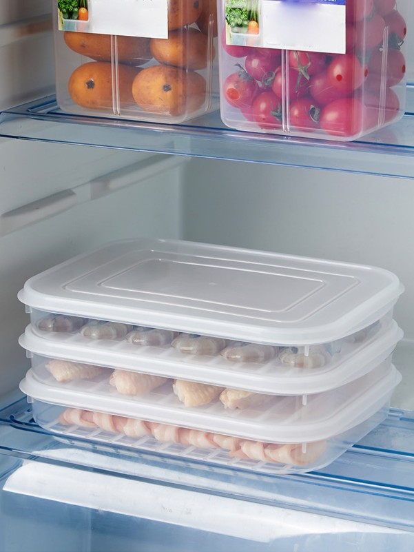 1pc Clear Food Storage Box