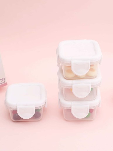 1pc Plain Food Storage Box