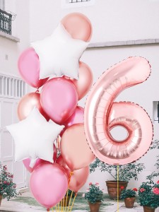 16pcs Number Balloon Set