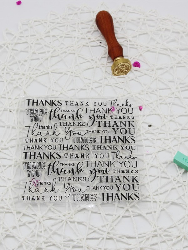 1pc Letter Graphic Stamp