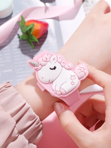 Kids Cartoon Unicorn Electronic Watch