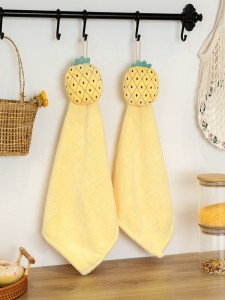 1pc Pineapple Hand Towel