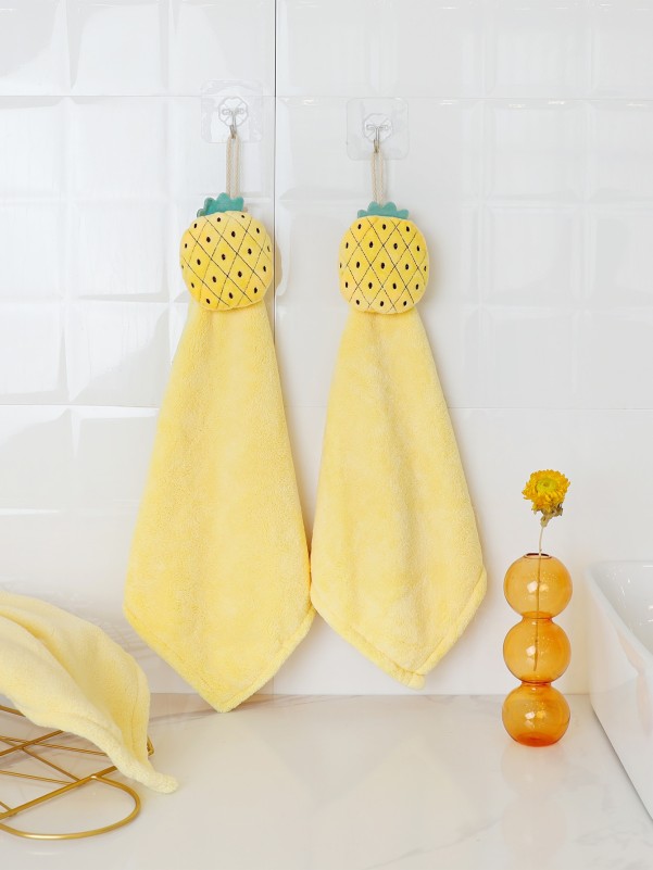 1pc Pineapple Hand Towel