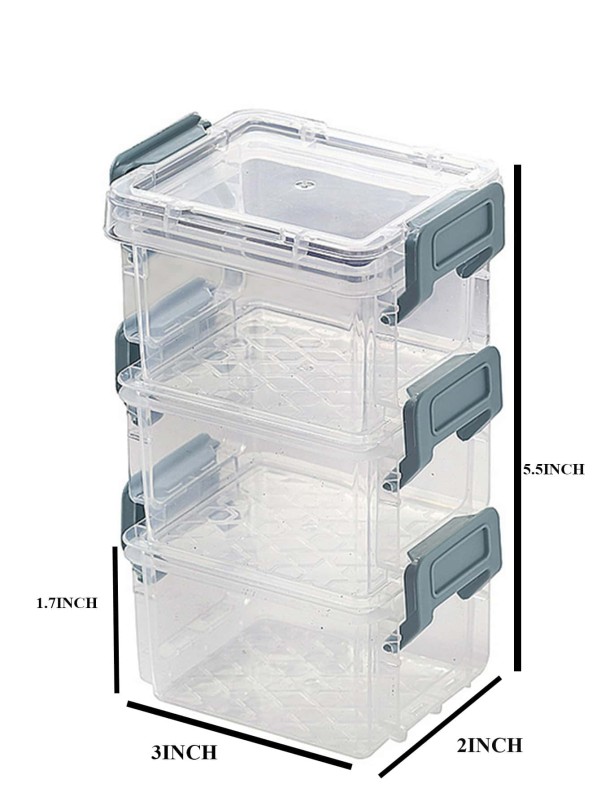 3pcs Mini Stationery Storage Box