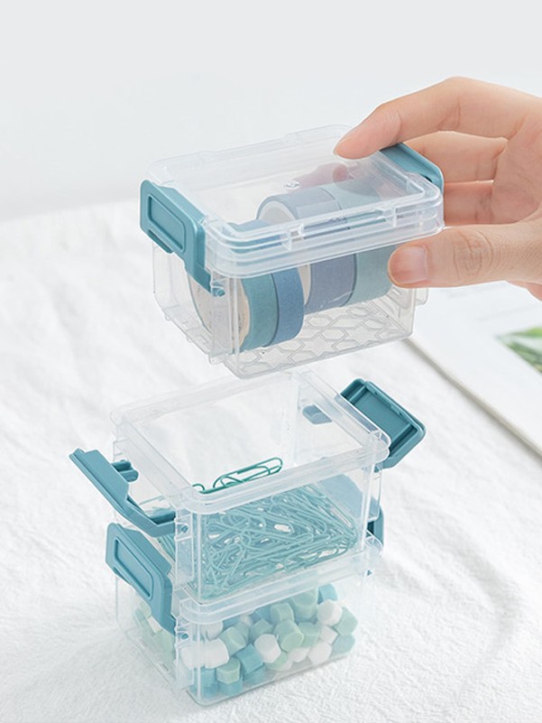 3pcs Mini Stationery Storage Box