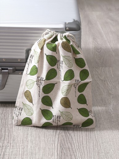 1pc Leaf Pattern Shoes Bag