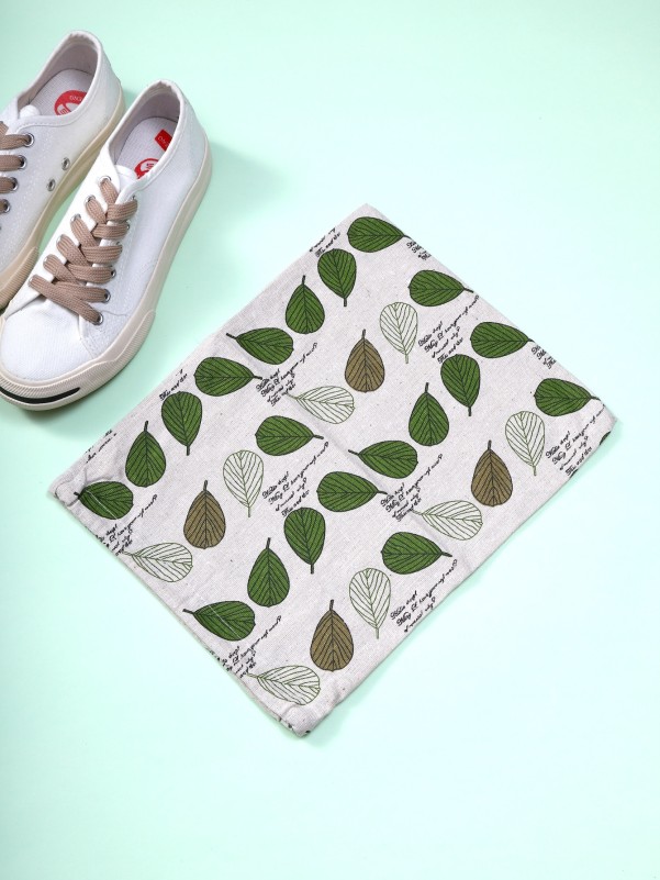 1pc Leaf Pattern Shoes Bag