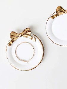 1pc Bow Detail Random Jewelry Tray