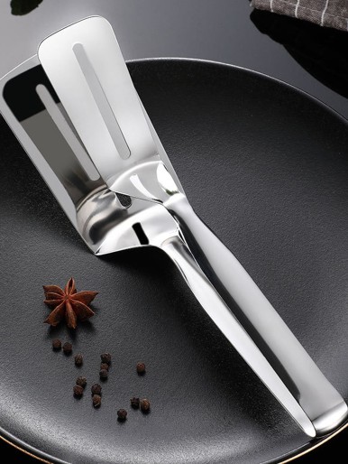 1pc Stainless Steel Steak Tongs