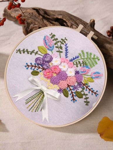 Floral Pattern Cross Stitch