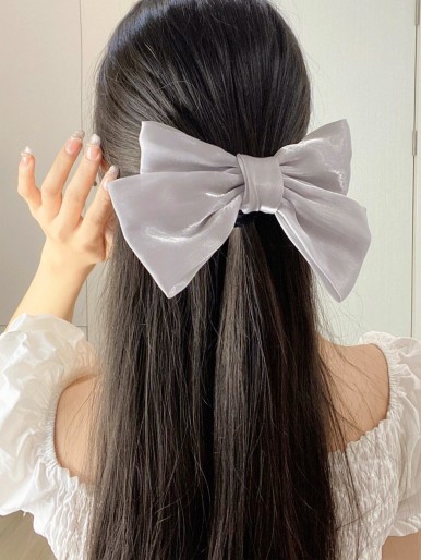 Bow Decor Hair Clip