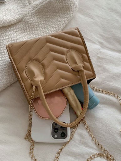 Minimalist Chevron Square Bag