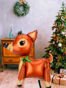 1pc Christmas Elk Shaped Balloon