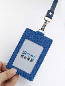 1pc Plain Lanyard ID Card Holder