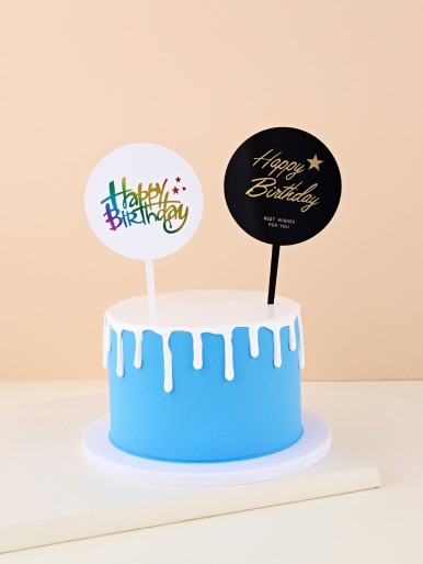 2pcs Birthday Cake Topper