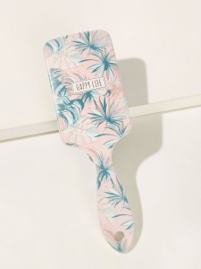 Tropical Print Massage Hair Comb