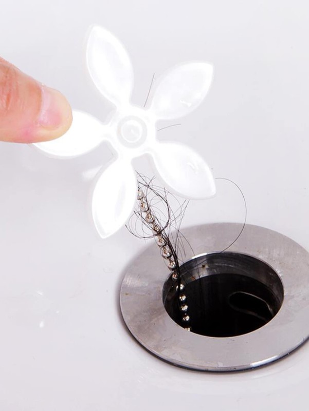 1pc Flower Detail Sewer Hair Cleaner