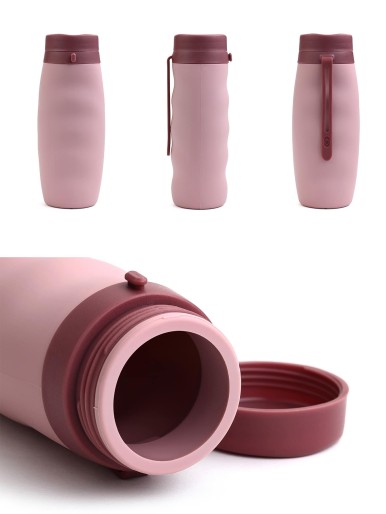 1pc Foldable Silicone Travel Cup