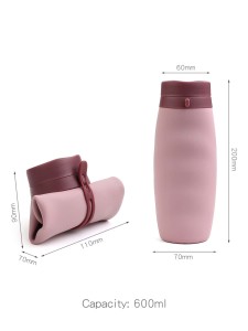 1pc Foldable Silicone Travel Cup