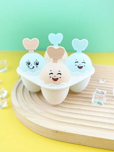 1pc Egg Design Popsicle Mold