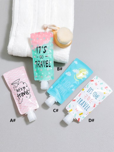 1pc Travel Folding Lotion Bag