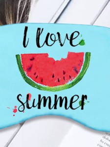 Watermelon Print Eye Cover