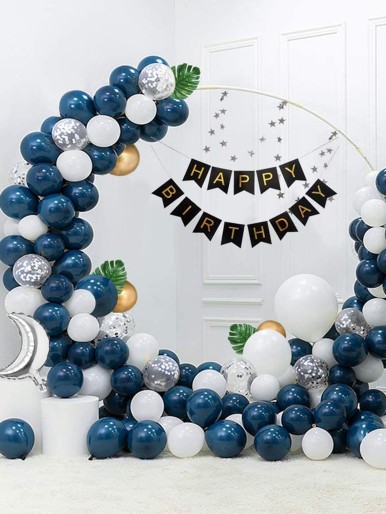 81pcs Birthday Decorative Balloon Garland