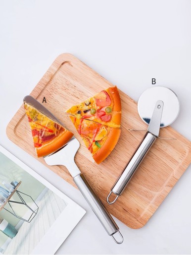 1pc Stainless Steel Pizza Cutting Tool